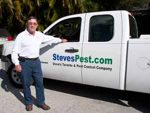Payments for Steve's Termite and Pest Control in Sarasota, Florida